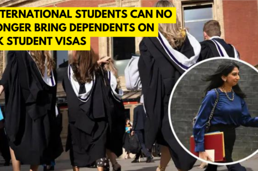 International students can no longer bring dependents in UK on student visas